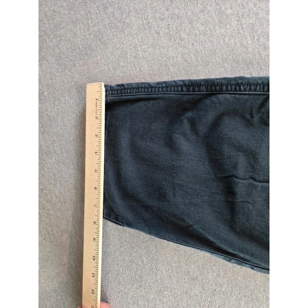 Uniqlo Cargo Pants Mens Small Black Regular Fit Stretch Utility Drawstring